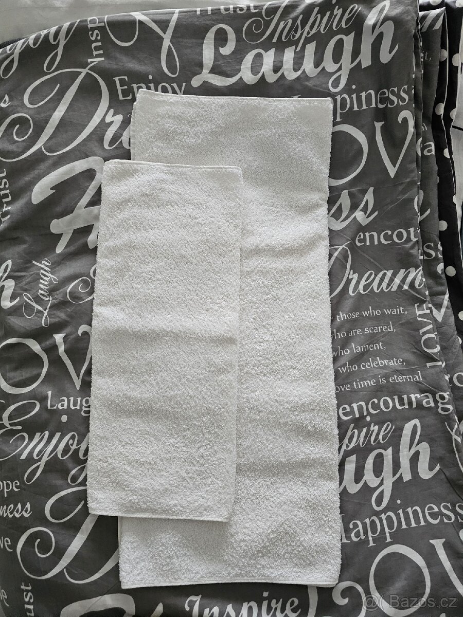 Ručníky froté bílé - 2