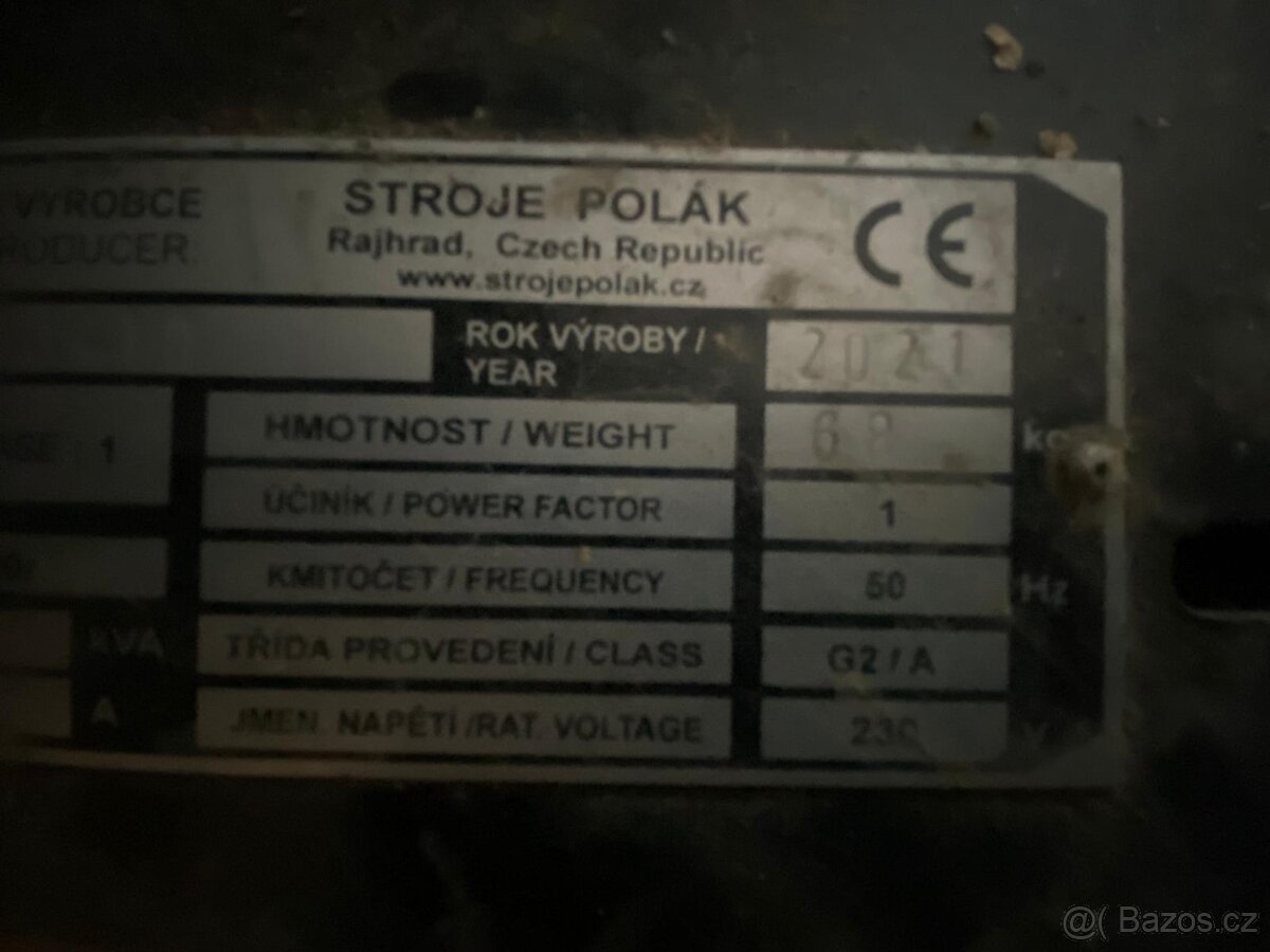 elektrocentrála Stroje Polák EL 4500r - 2