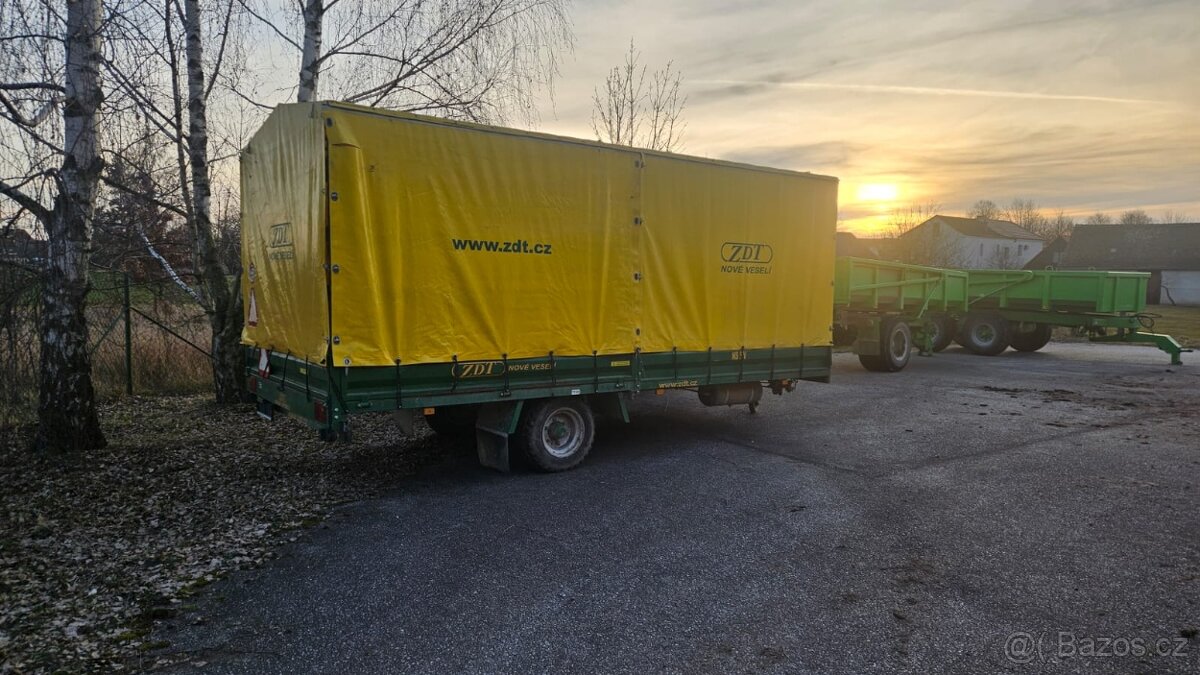 Návěs za traktor s plachtou - 2