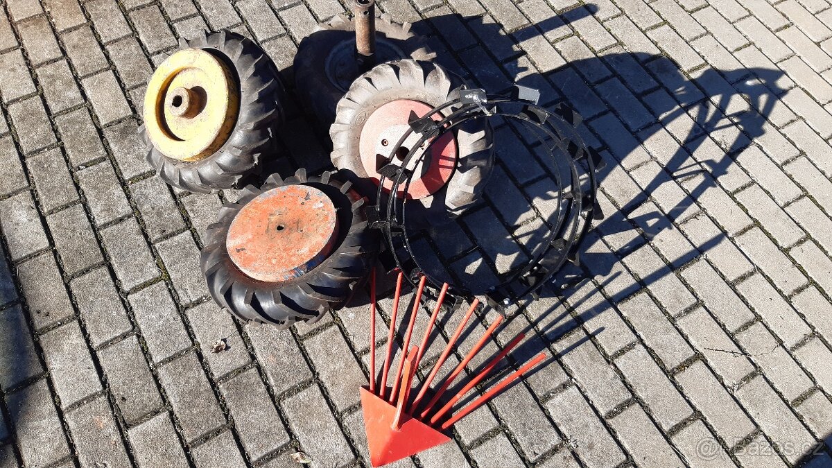 MS16/MS19 Mountfield, KOLA OREBNÍ, OSY, závaží, ROTAVÁTOR - 2