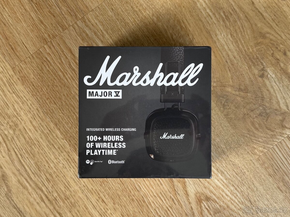 NOVÁ NEROZBALENÁ sluchátka Marshall Major V černá - 2
