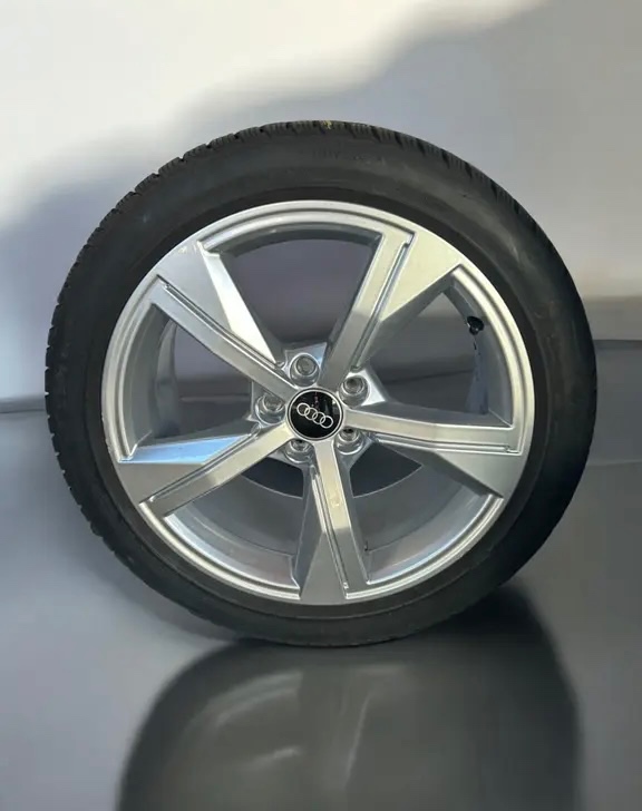 Originální alu kola Audi 5x100 + Zimní 215/45r17 - 2