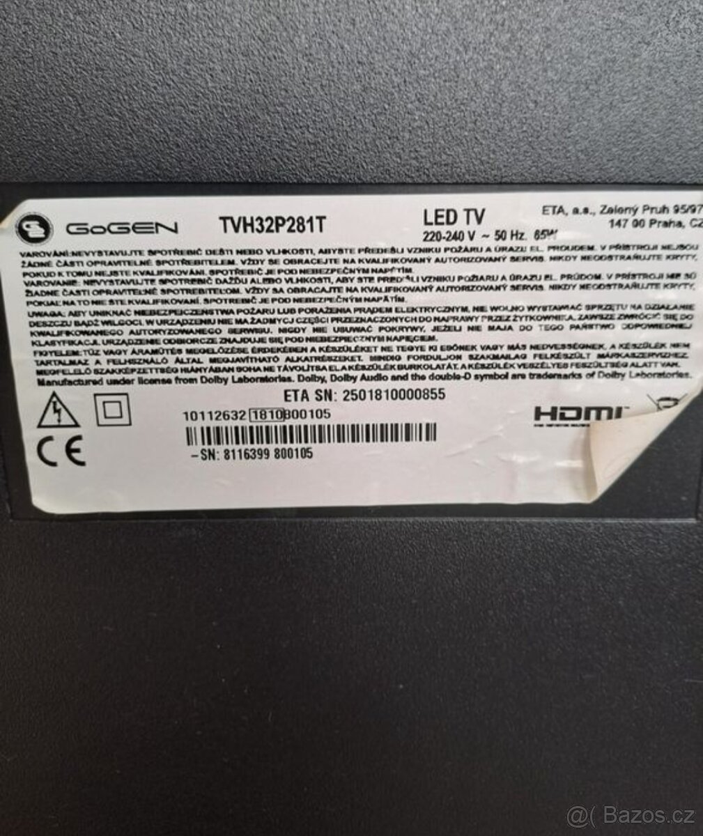 Televize Gogen 80cm - 2