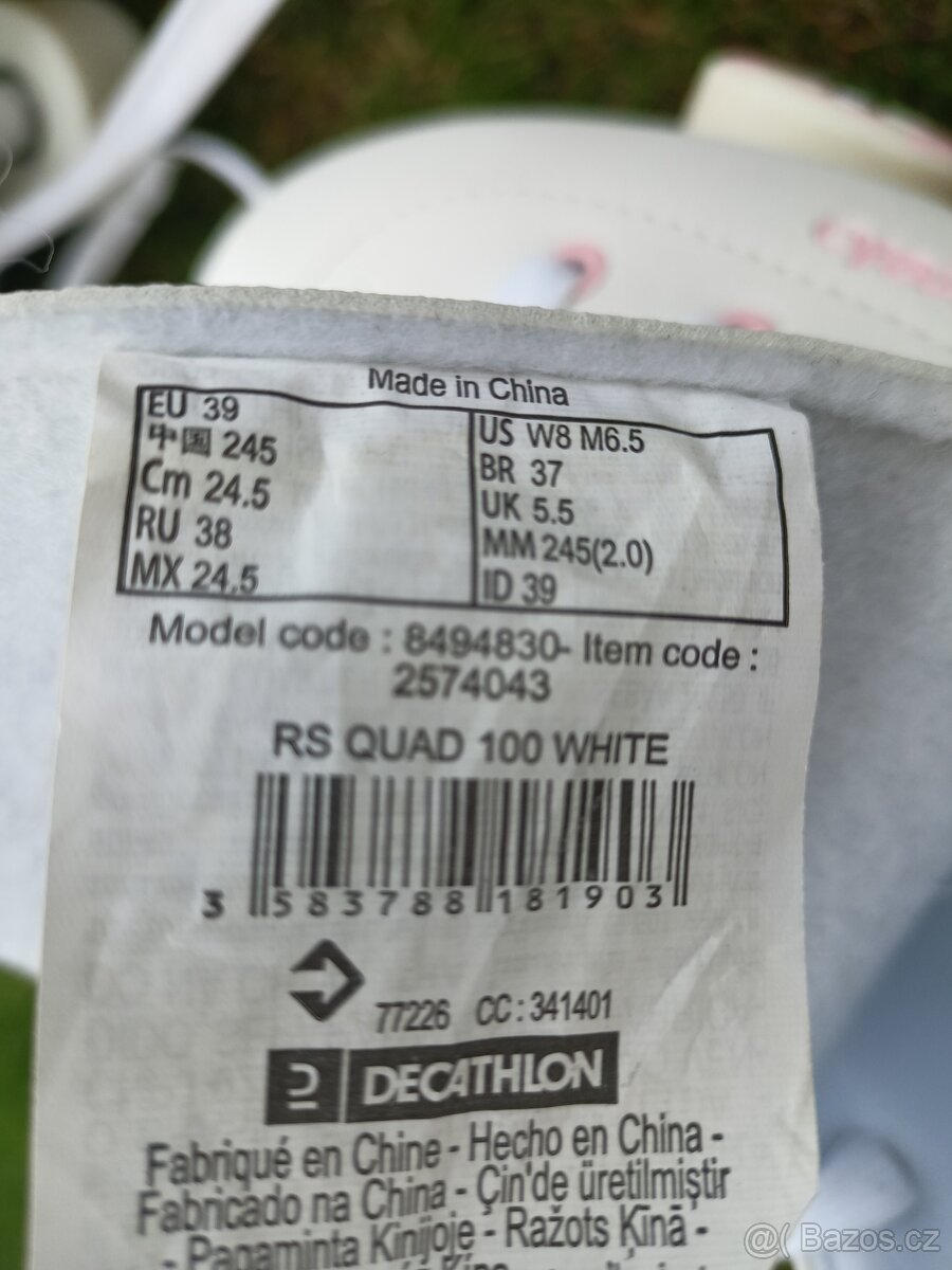 Kolečkové brusle Oxelo vel.39 - 2