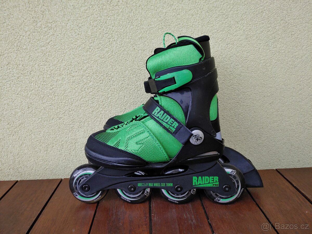 Dětské in-line brusle K2 Raider Pro (EU 32-37) - 2