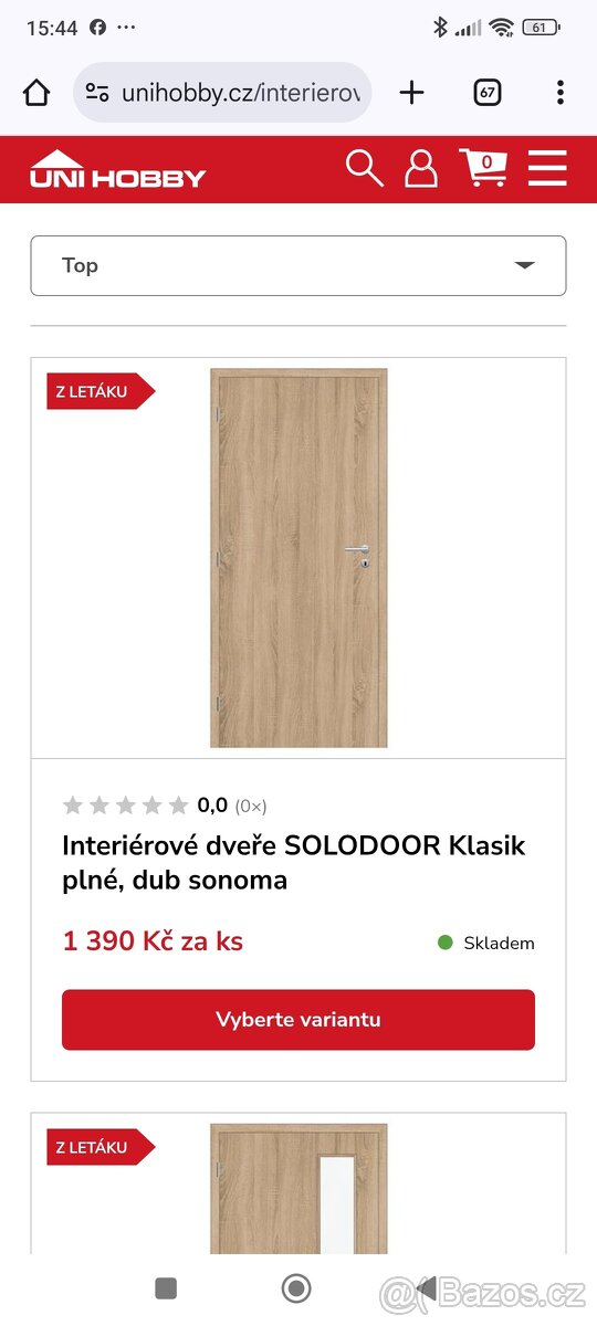 7x nové interiérové dveře s obložkami - 2