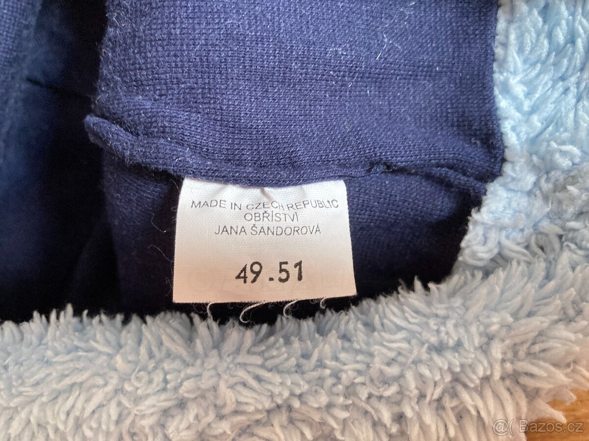 Děštská zimní čepice/beranice 1-3 roky - 2