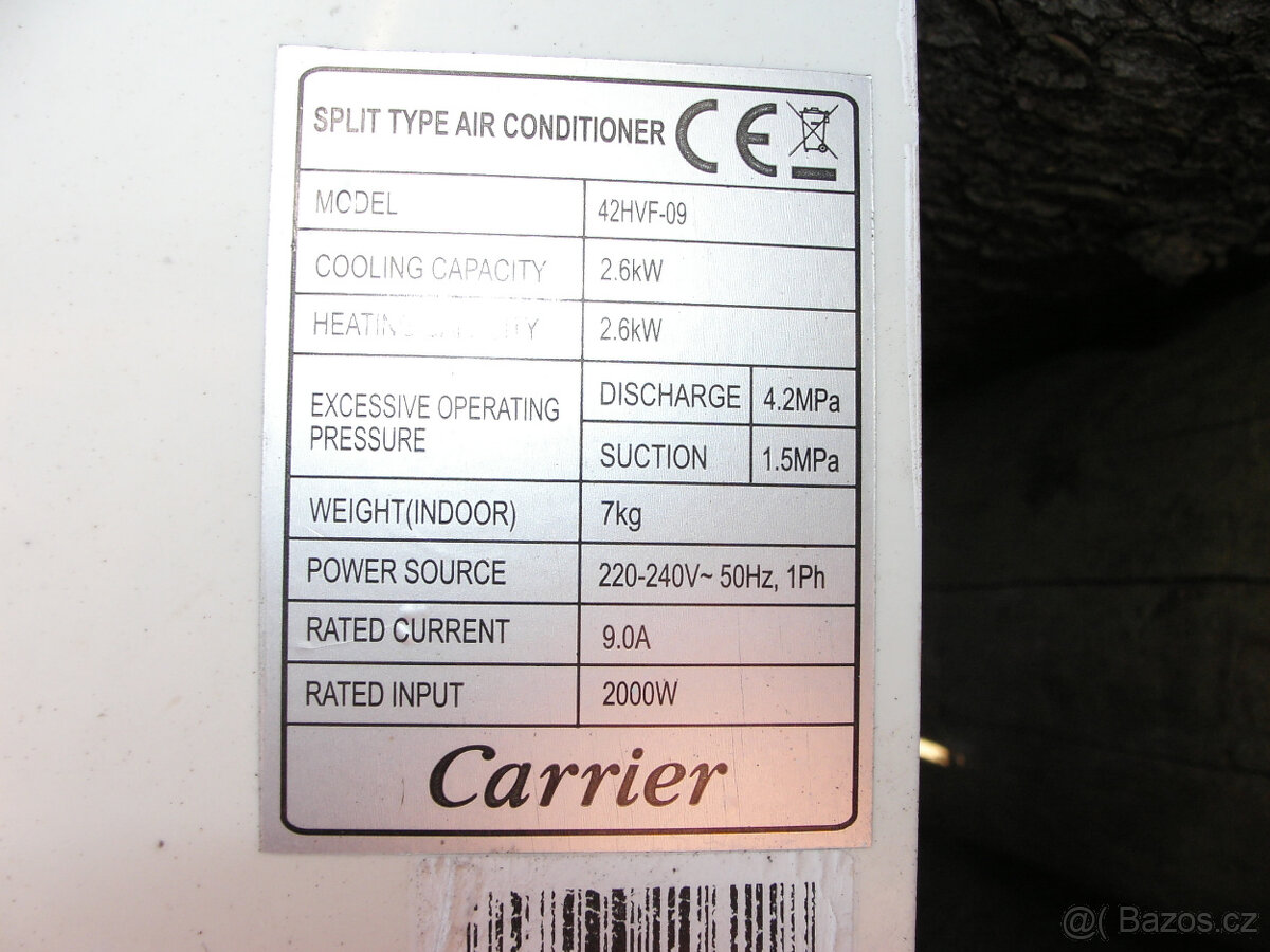 Vnitřní jednotka klimatizace Carrier - 2