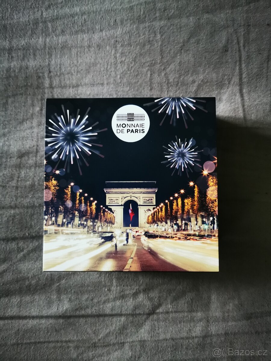 Pamětní stříbrná mince, 50EUR 5 oz 2020 "Poklady Paříže - C - 2