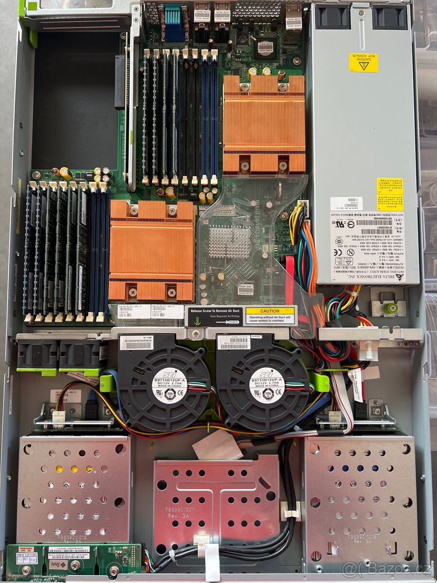 Server Sun Fire x2200 1u 20GB RAM - 2