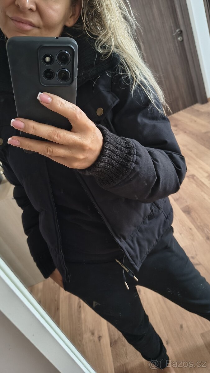 Černá zimní bunda, vel S/36 - 2