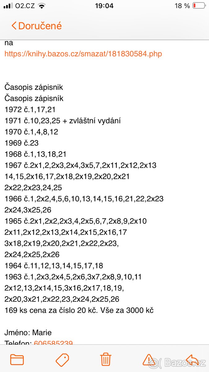 Časopis zápisník - 2