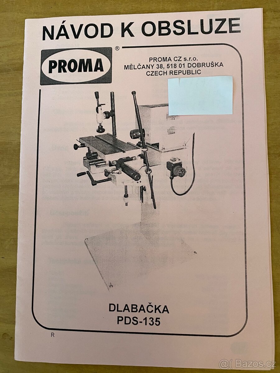 Dlabačka PROMA - 2