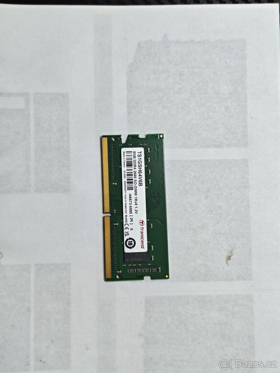 Notebookové Paměti RAM (SO-DIMM DDR3 / DDR4) - 2