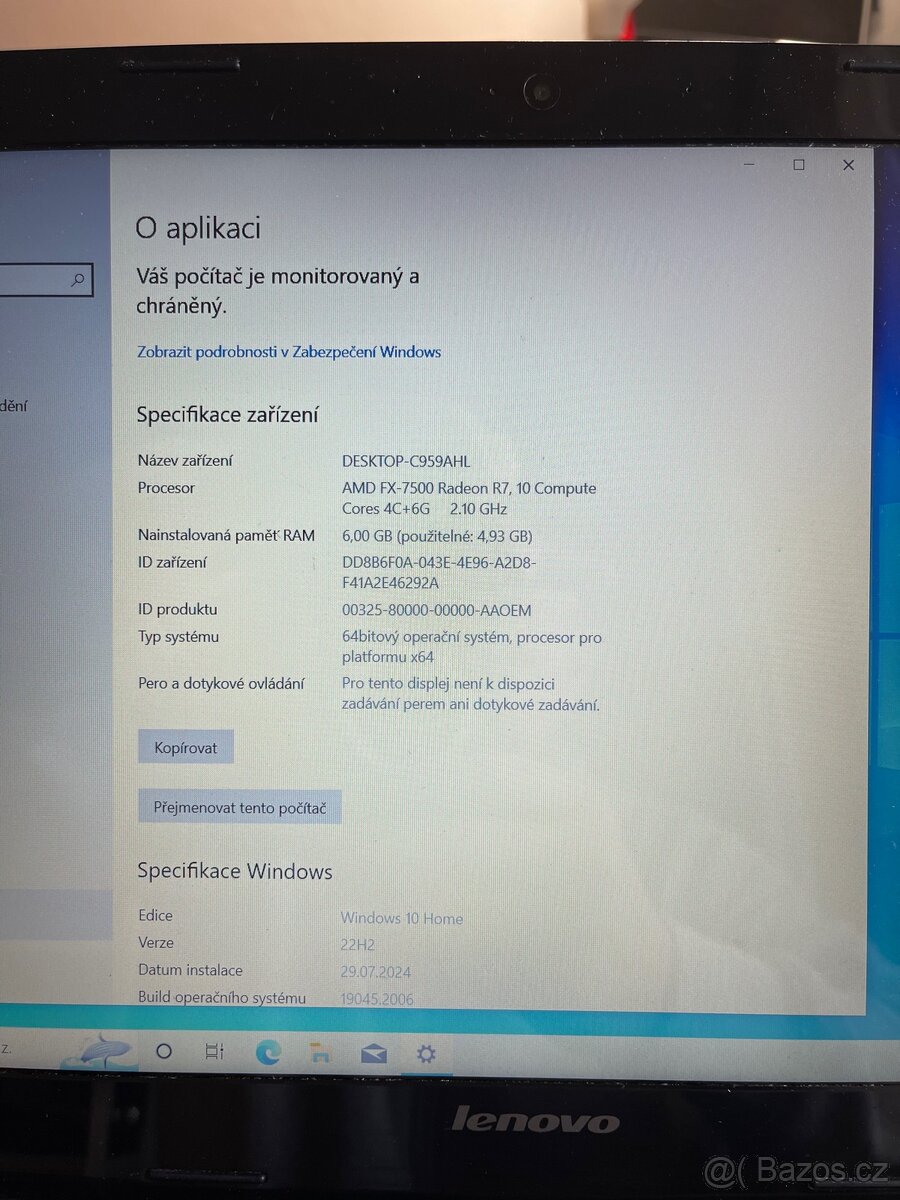 Lenovo Z50-75 1 TB HDD. 6GB Ram - 2