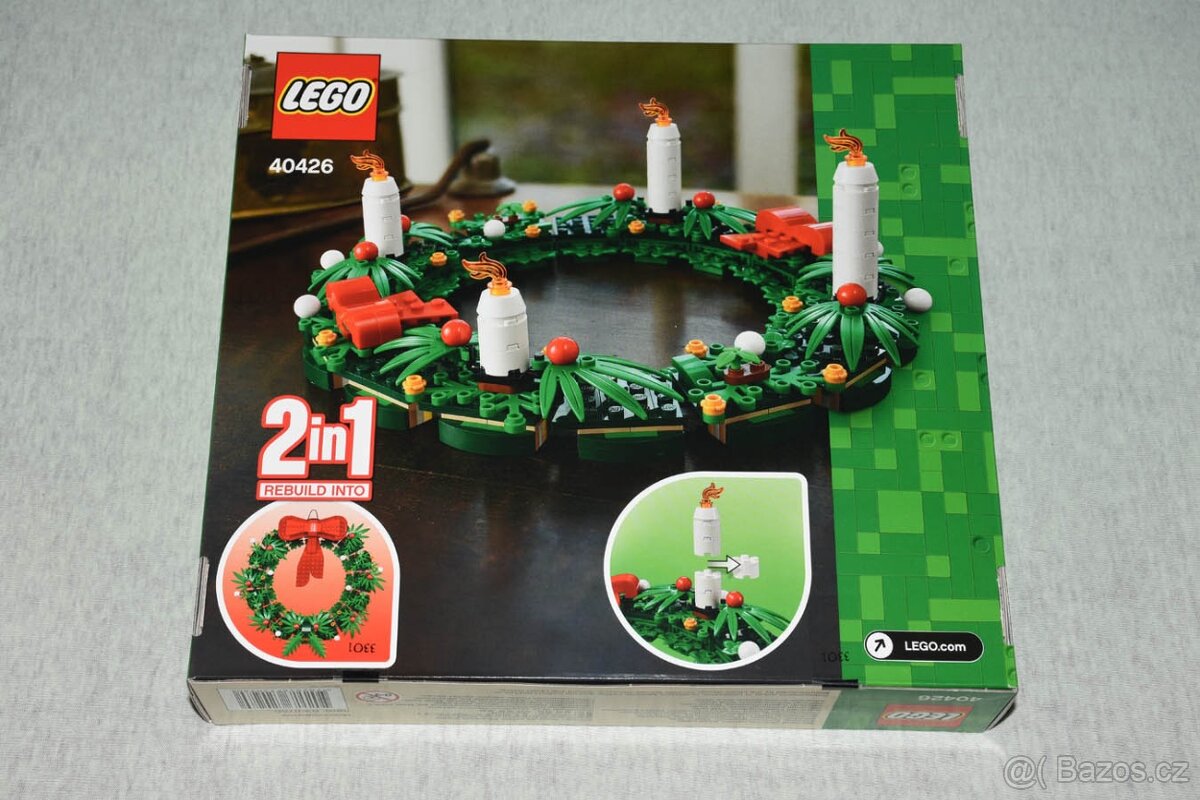 Lego 40426 - Vánoční Věnec 2 v 1 - 2