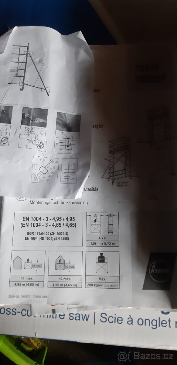 Modelové lešení Hymer - 2