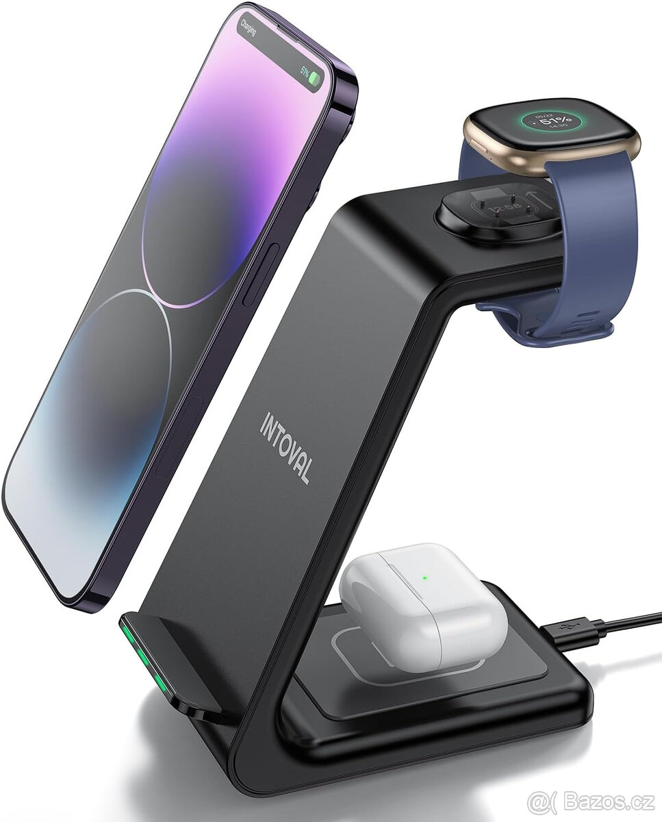 Bezdrátová nabíječka 3v1 pro Pixel/Fitbit - 2