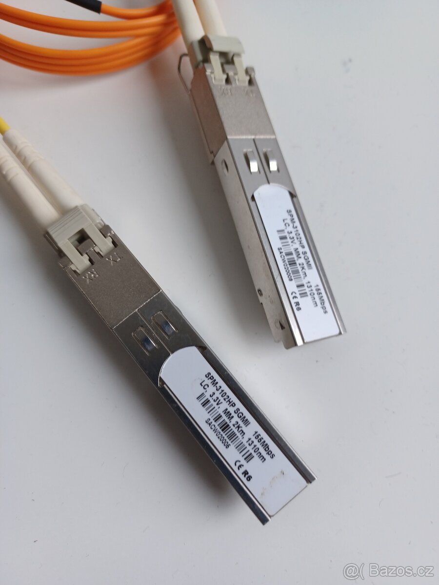 optický patch kabel s 2x SFP modulem - 2