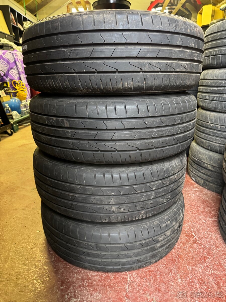 Sada kol 5X112R15 ET47, letní pneu Hankook 195/65R15 - 2