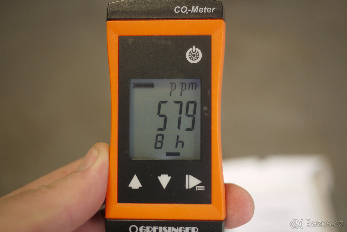 Prodám měřič CO2 Greisinger G1910-20 (jako nový - 3x použit) - 2