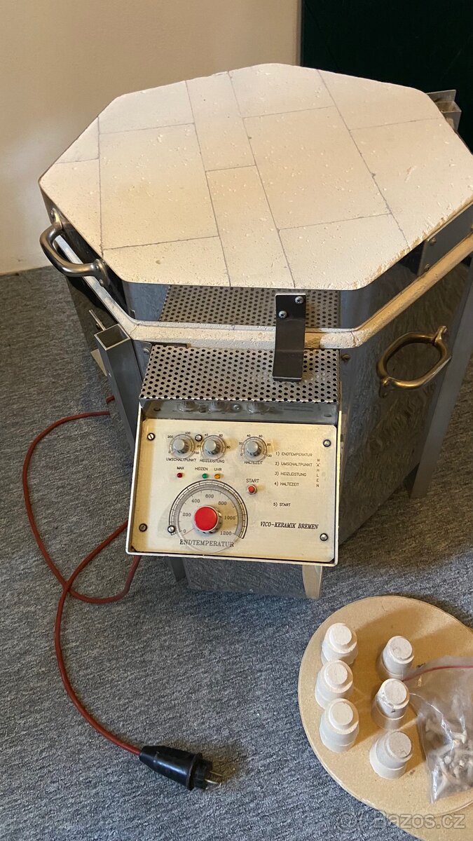 Vypalovací pec na keramiku 1200C s regulátorem - 2