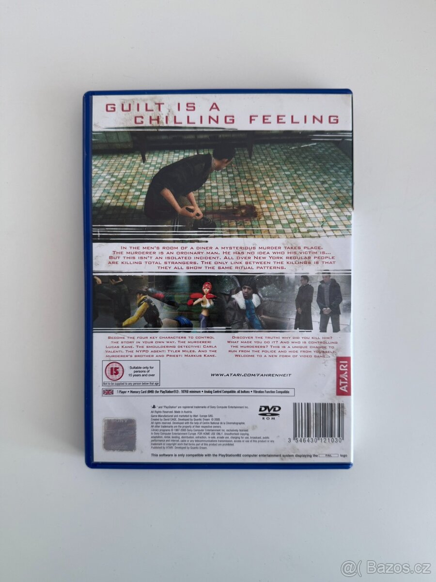 Fahrenheit - PS2 - 2