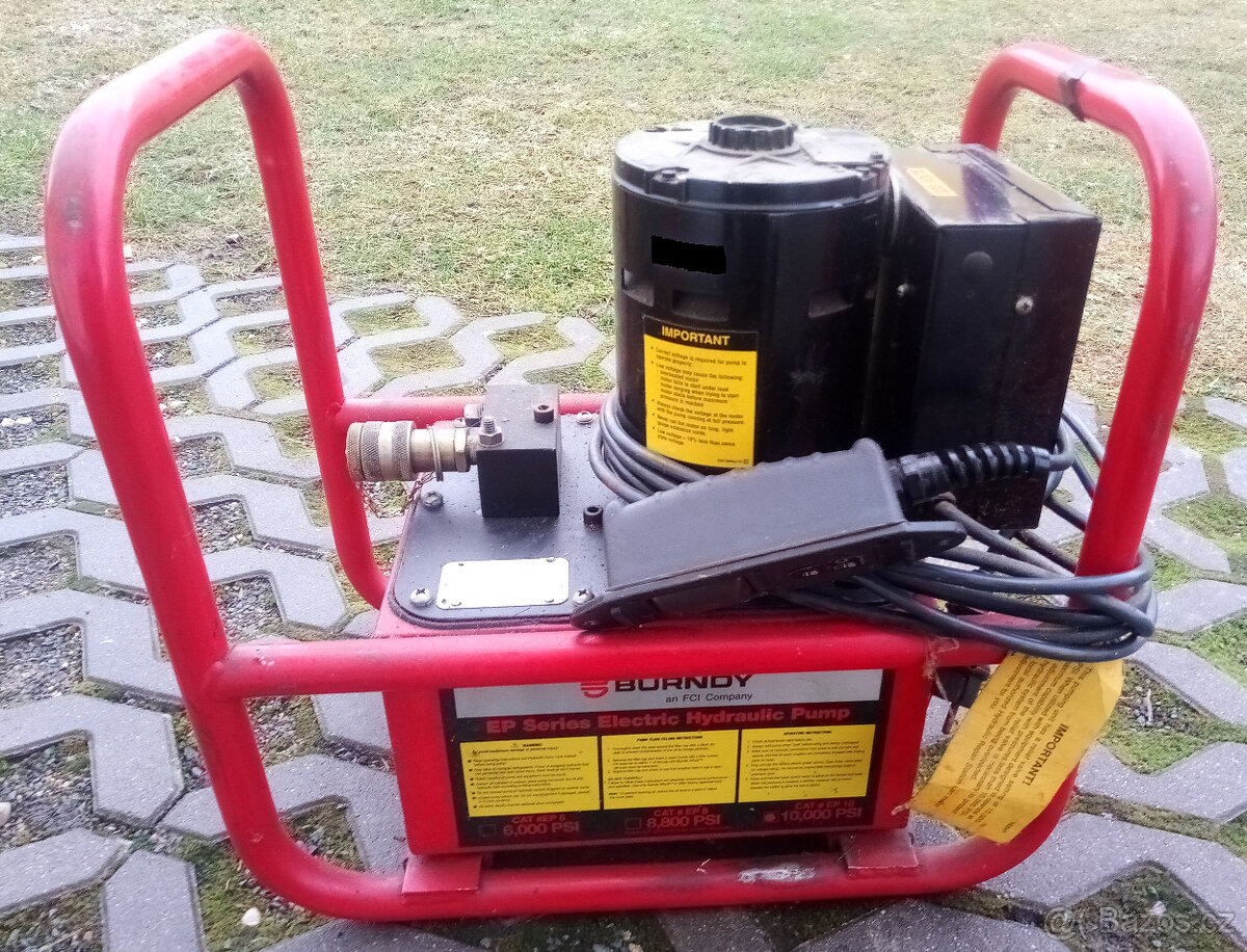 Elektrické Hydraulické čerpadlo BURNDY EP Series - 10.000PSI - 2
