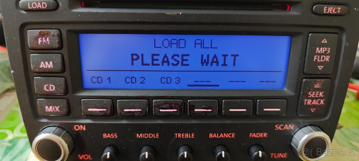 Originální autorádio VW Premium 7 s měničem na 6CD MP3 - 2