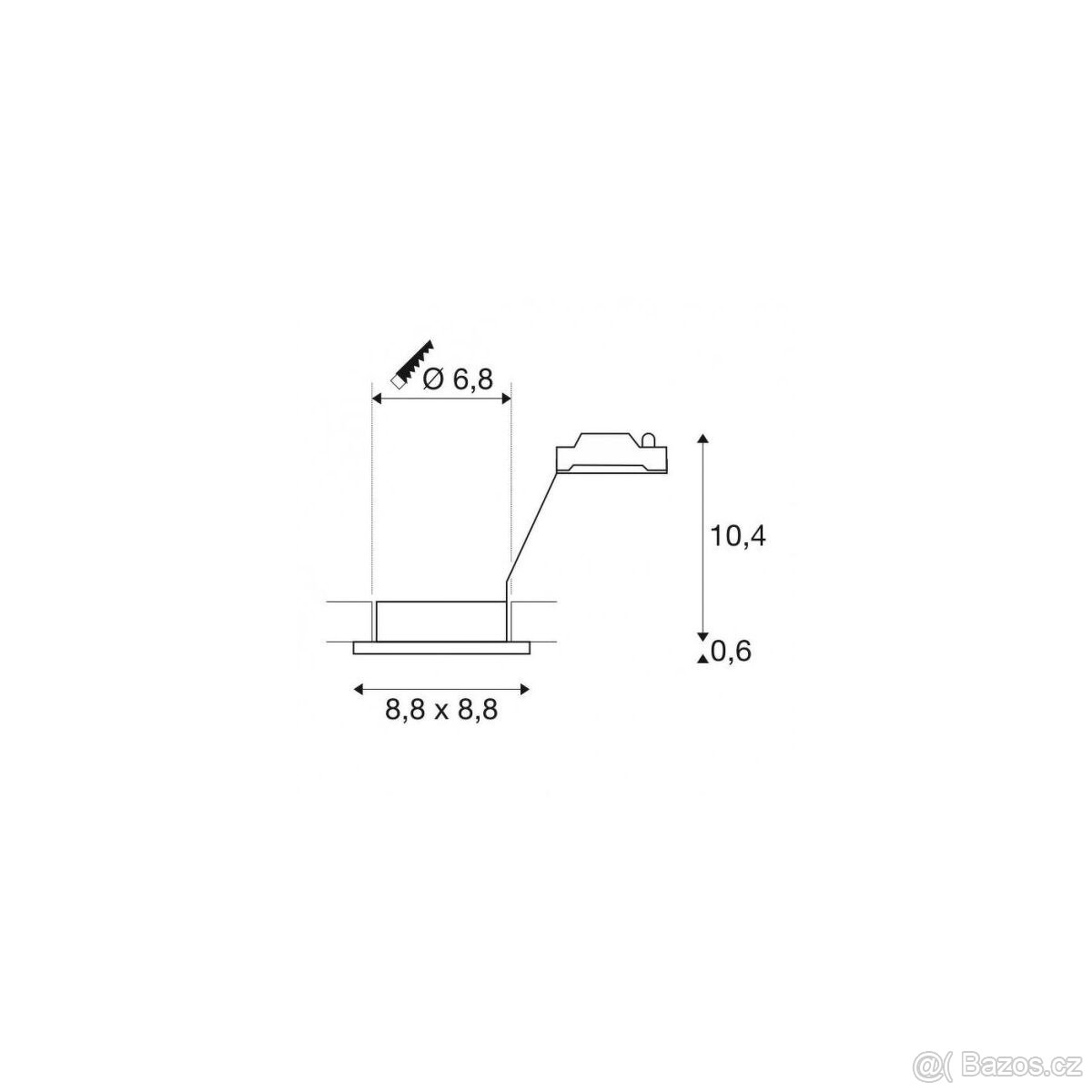 Bodovka SLV Dolix GU10, IP65, 230V - 2