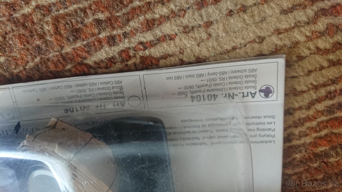 MILOTEC mračítka světel Octavia 1 facelift - 2