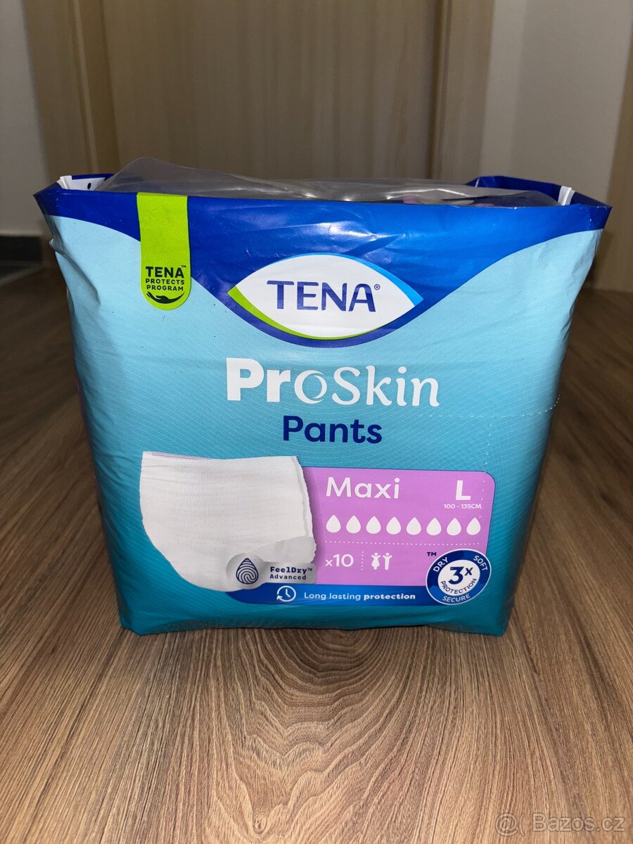 TENA Proskin Pants Maxi L Inkontinenční kalhotky, 13 Balení - 2