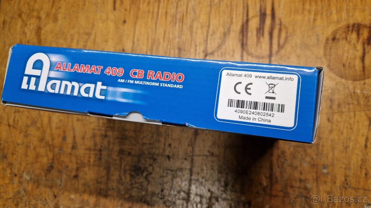 CB radiostanice vysílačka Allamat 409 nová, záruka - 2