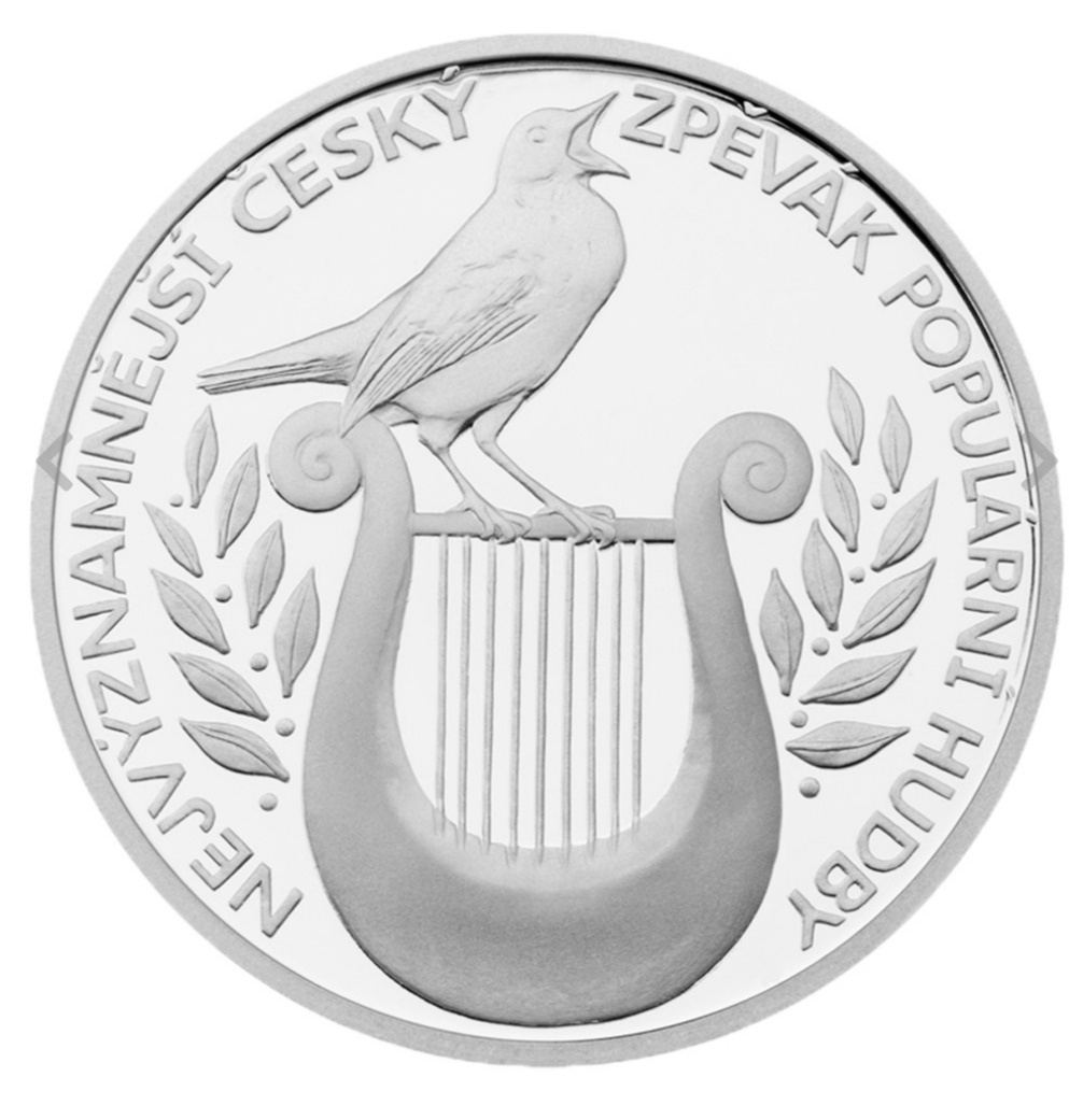 Stříbrná medaile Karel Gott proof - mince - 2