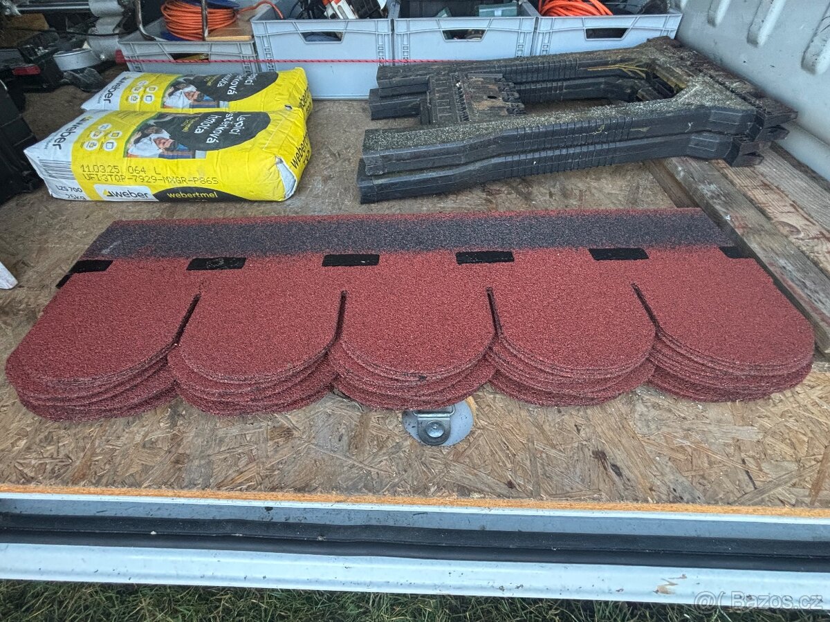 Šindel červený - 2