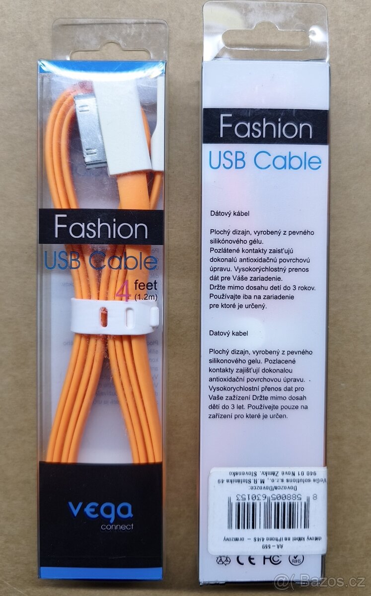 iPhone 4-4S - Vega USB Cable - Datový kabel - 2