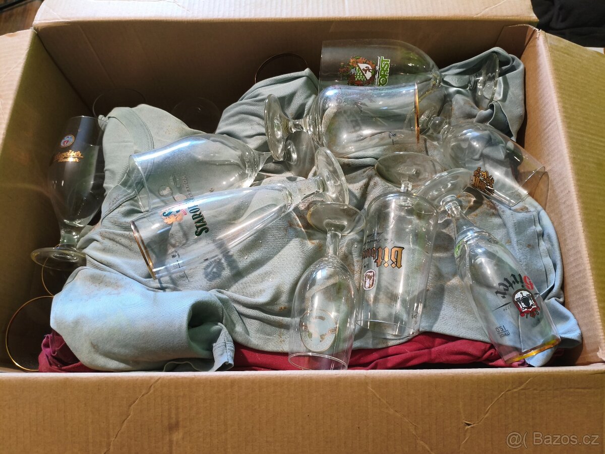 Pivní sklenice 5 krabice - 2