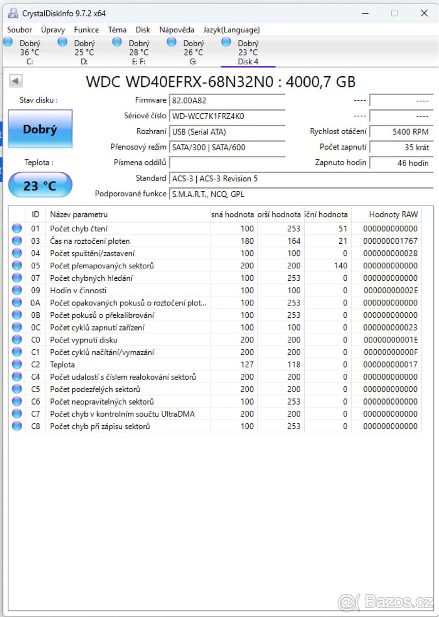 Wd Red 4tb 5400rpm - 2