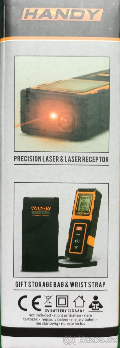Prodám NEPOUŽITÝ laserový měřič zn. HANDY - 2