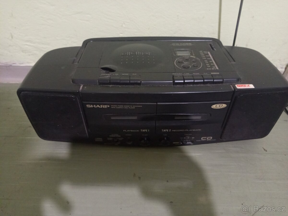 Kazeťák Sharp - 2