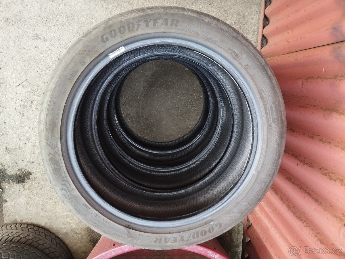 225/45 R18 91Y GoodYear - letní sada, 4 kusy - 3,5 mm - 2