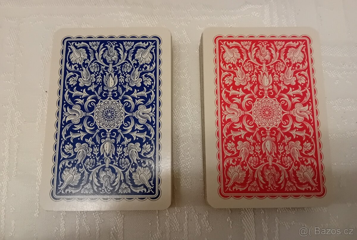 Klasické hraci karty, žolíkové 108 kusů ze 70. let - 2