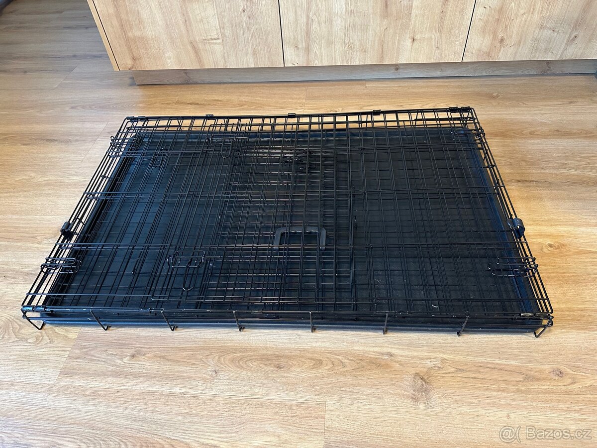 Psí klec XL 2 dveře 106x69x77cm - 2