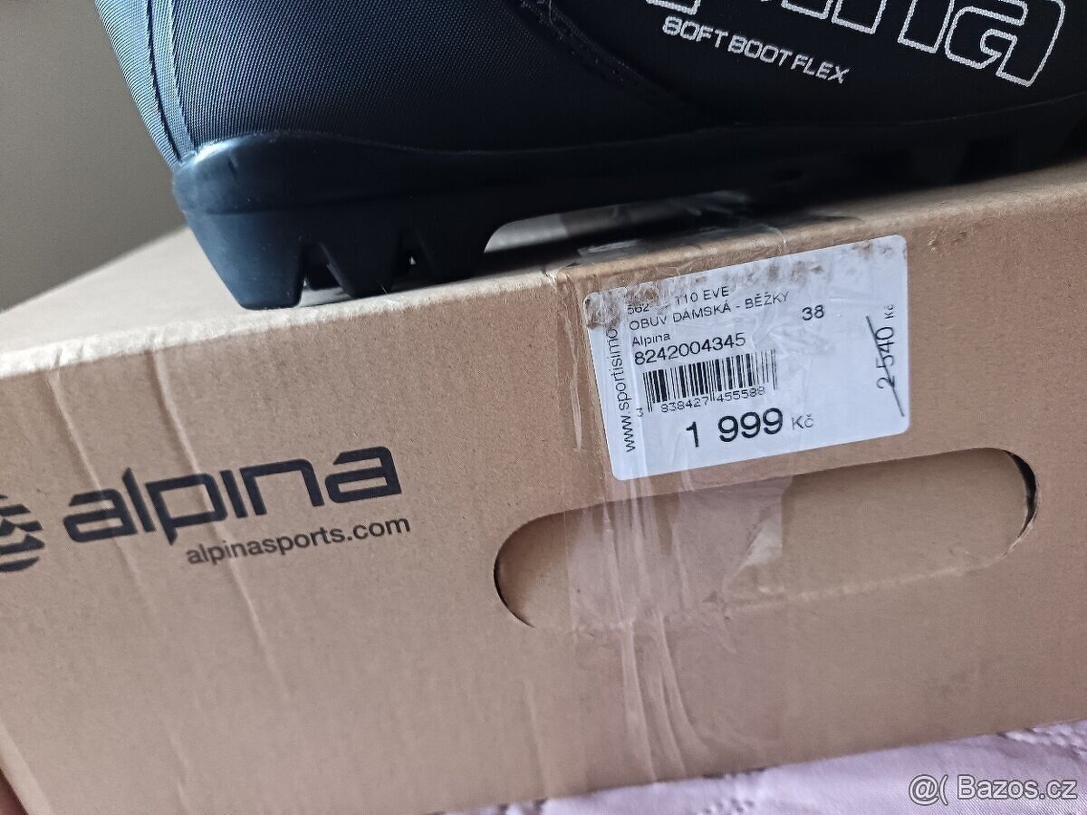 nové boty na běžky Alpina 38 nnn - 2
