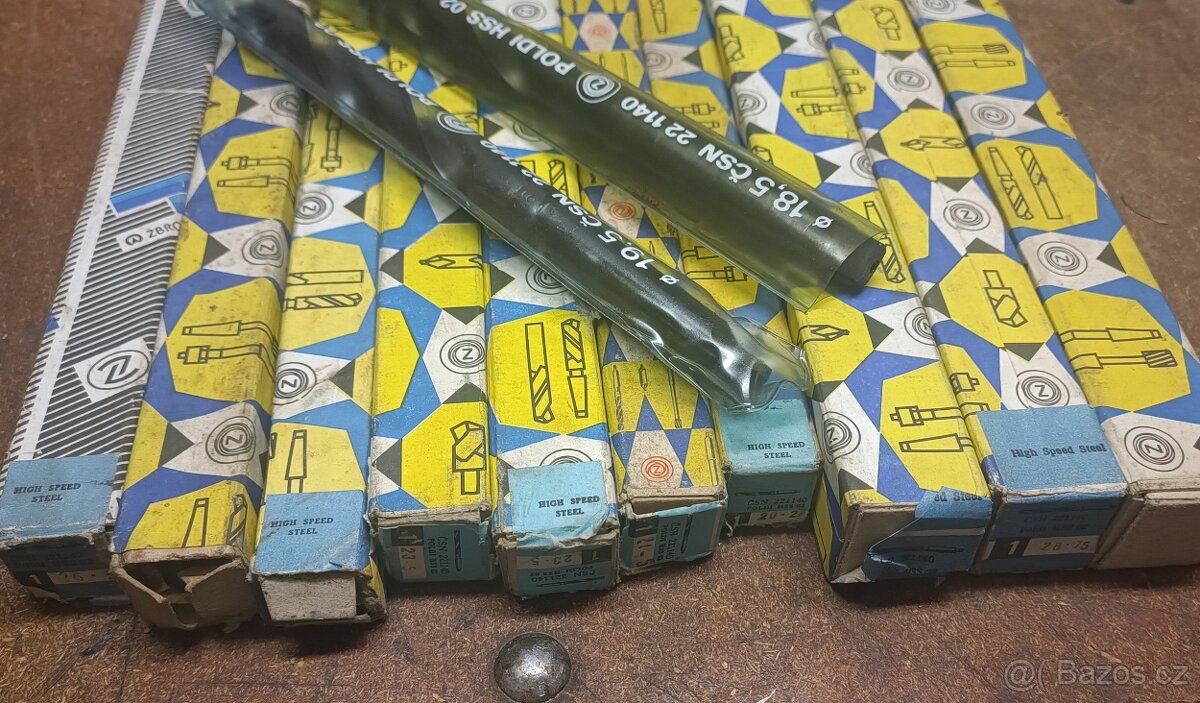 Prodám nepoužité vrtáky s morse kuželem - 2