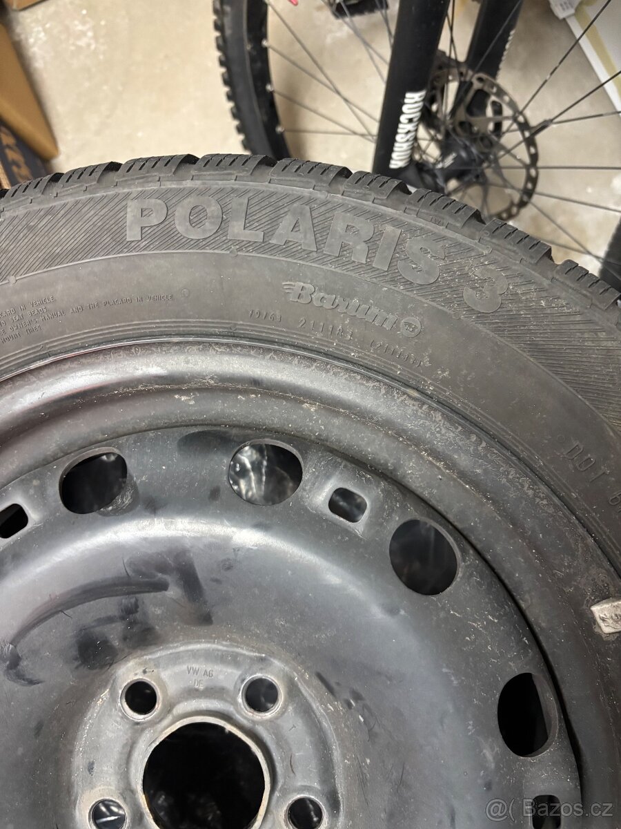 Ocelové disky + zimní pneumatiky Barum Polaris 3 – 195/55 R1 - 2