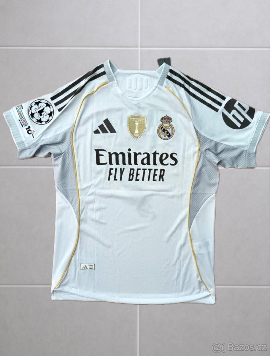 Fotbalový dres Real Madrid domácí 25/26 – Kylian Mbappé #10 - 2