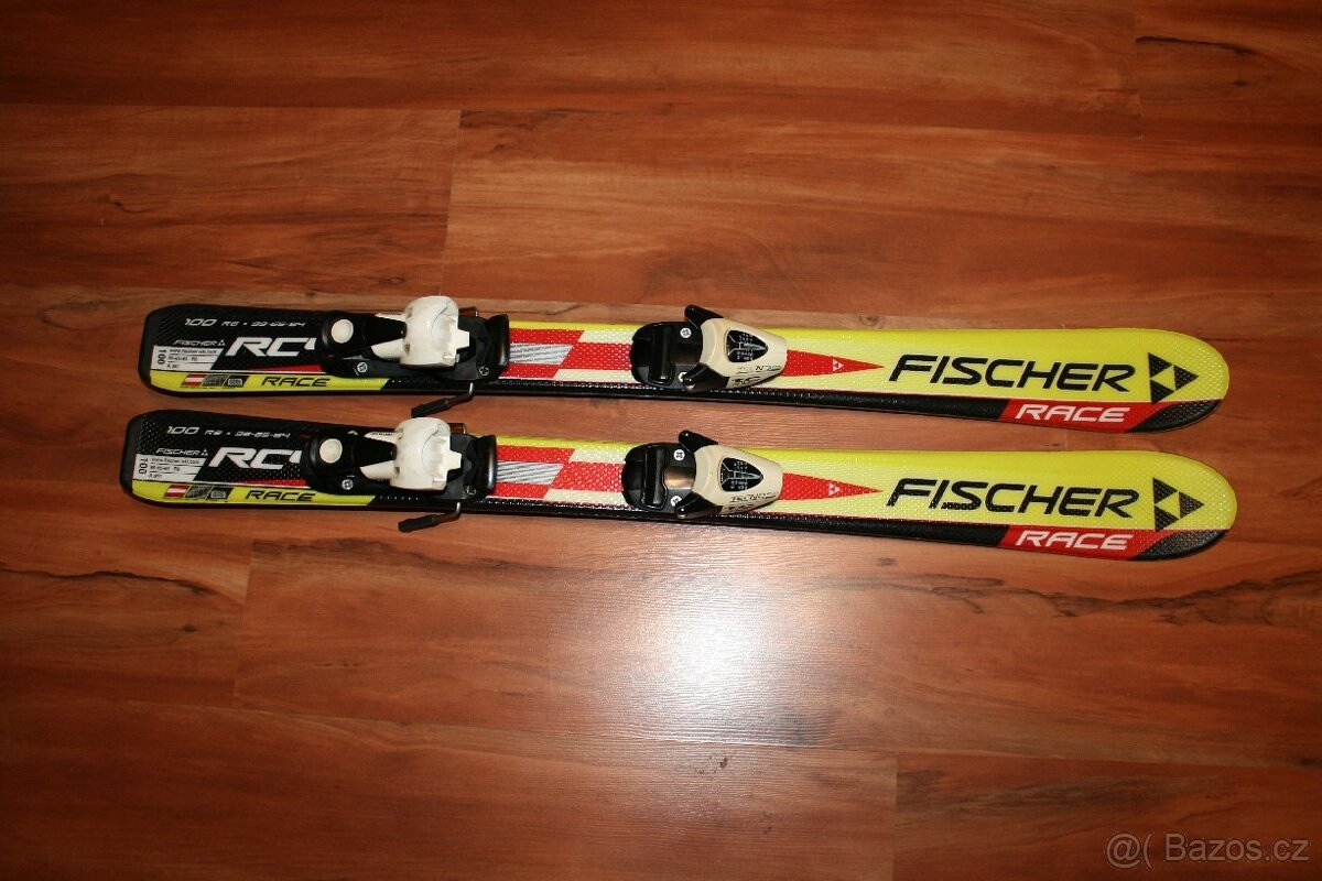lyže Fischer 100 cm , hadia koža - 2