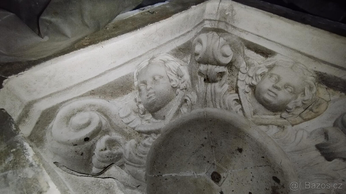 Štukatérské formy-historický reliéf Andílci - 2