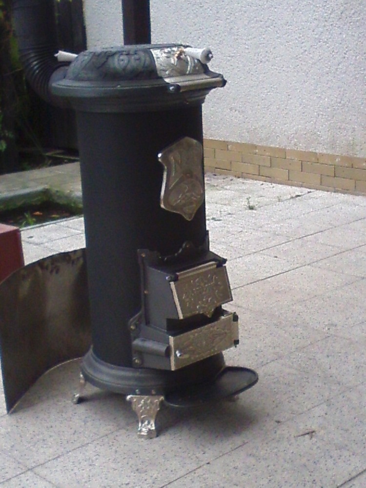 Starožitná válcová kamna VULKAN N&B 945 - 2
